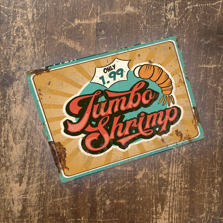 ClassicLiving Jumbo Shrimp Retro Wall Décor Wayfair.co.uk